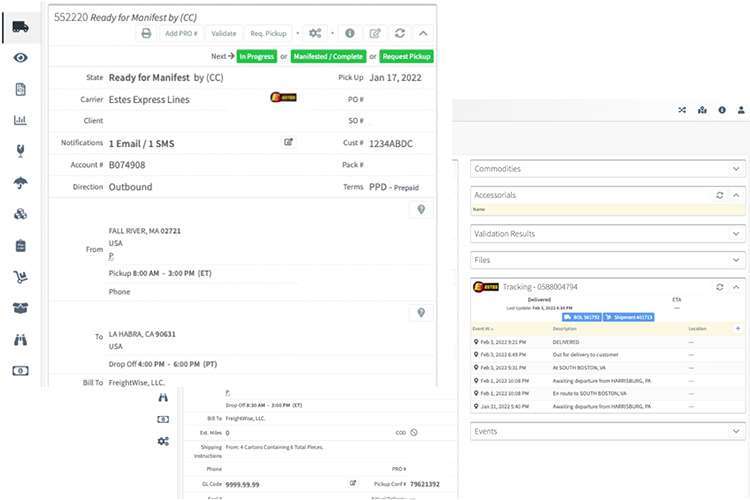 FreightWise TMS - carrier integrations