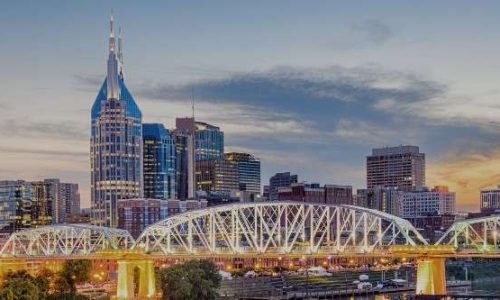 Skyline view of Nashville, Tennessee