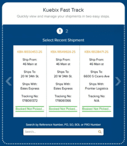 Kuebix Fast Track Freight Management System