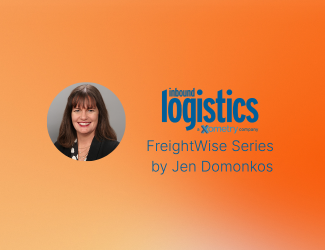 Jen Domonkos with FreightWise for Inbound Logistics